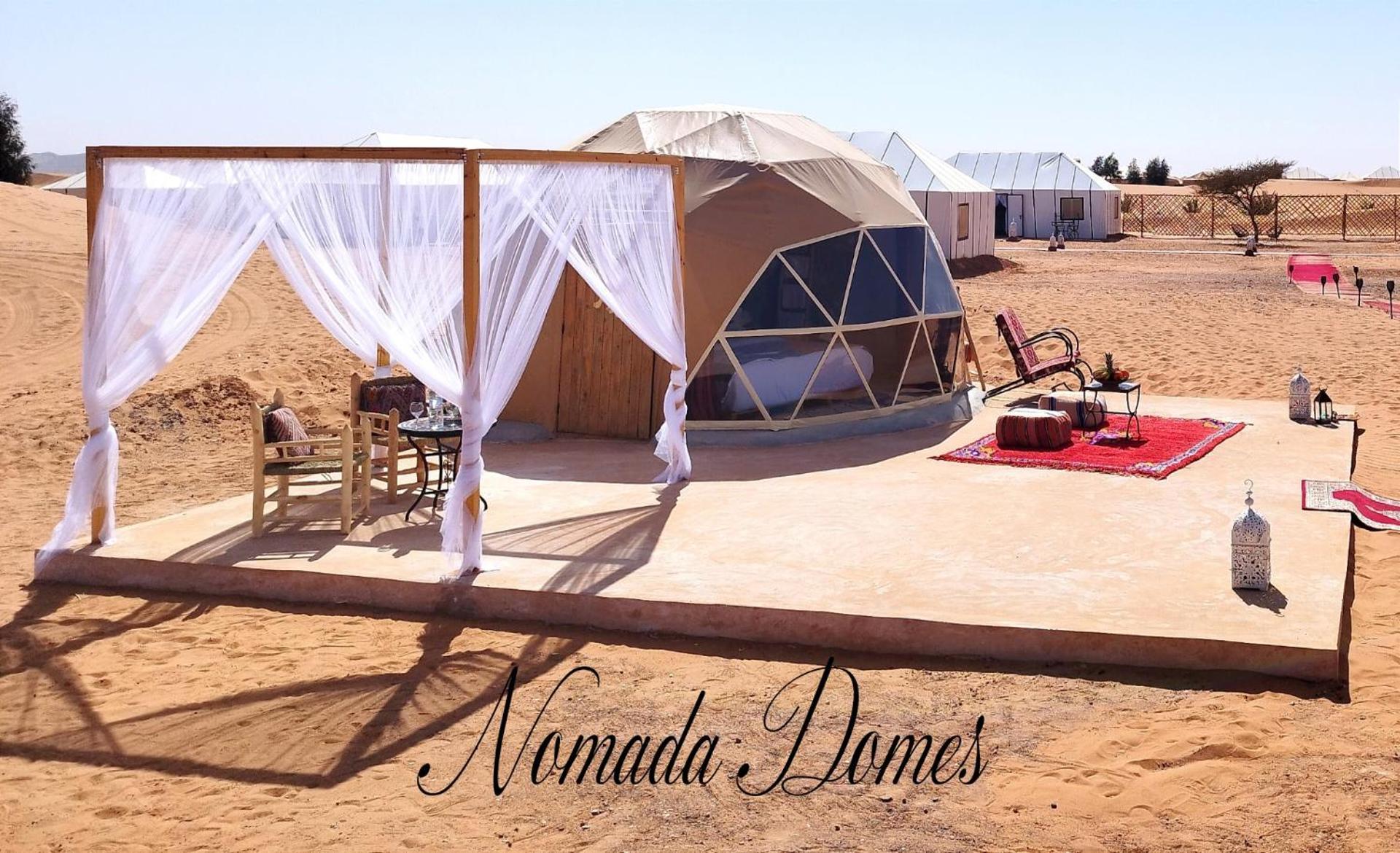 Hotel Nomada Domes Camp With Airco Merzouga Exterior foto