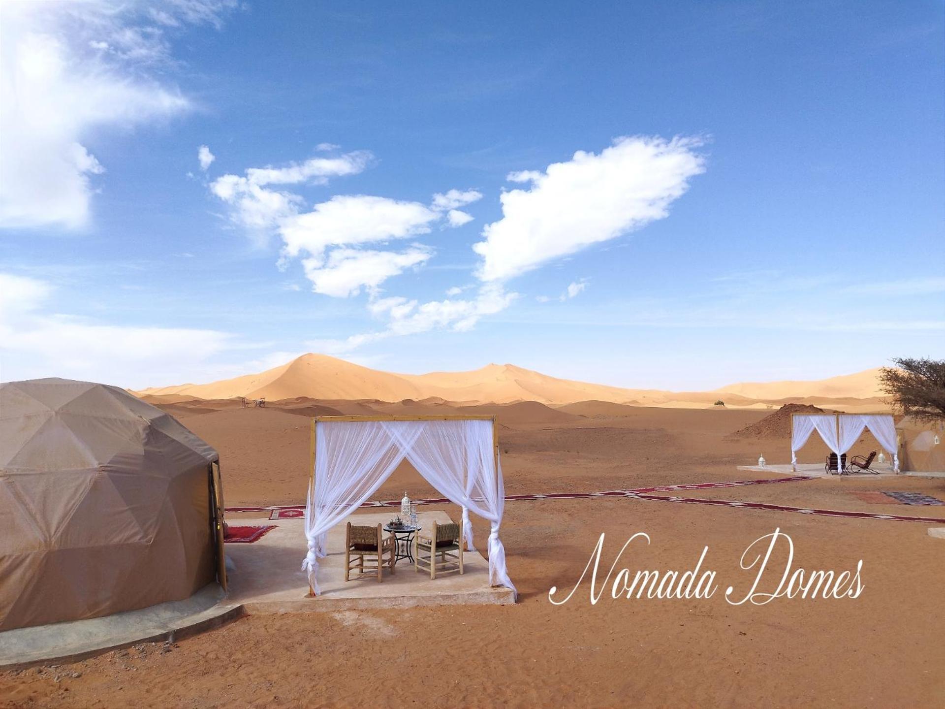 Hotel Nomada Domes Camp With Airco Merzouga Exterior foto