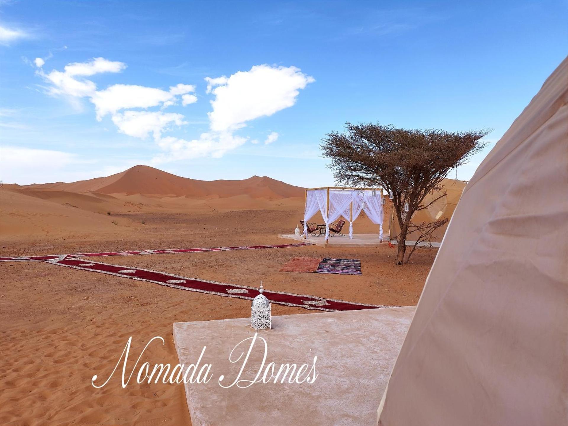 Hotel Nomada Domes Camp With Airco Merzouga Exterior foto