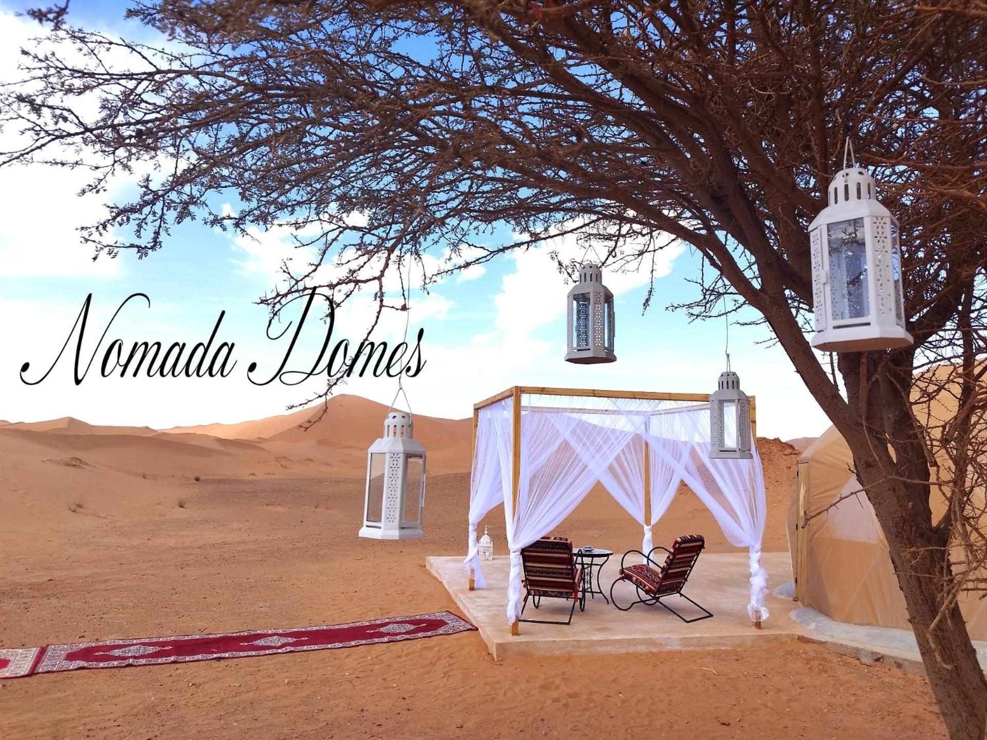 Hotel Nomada Domes Camp With Airco Merzouga Exterior foto