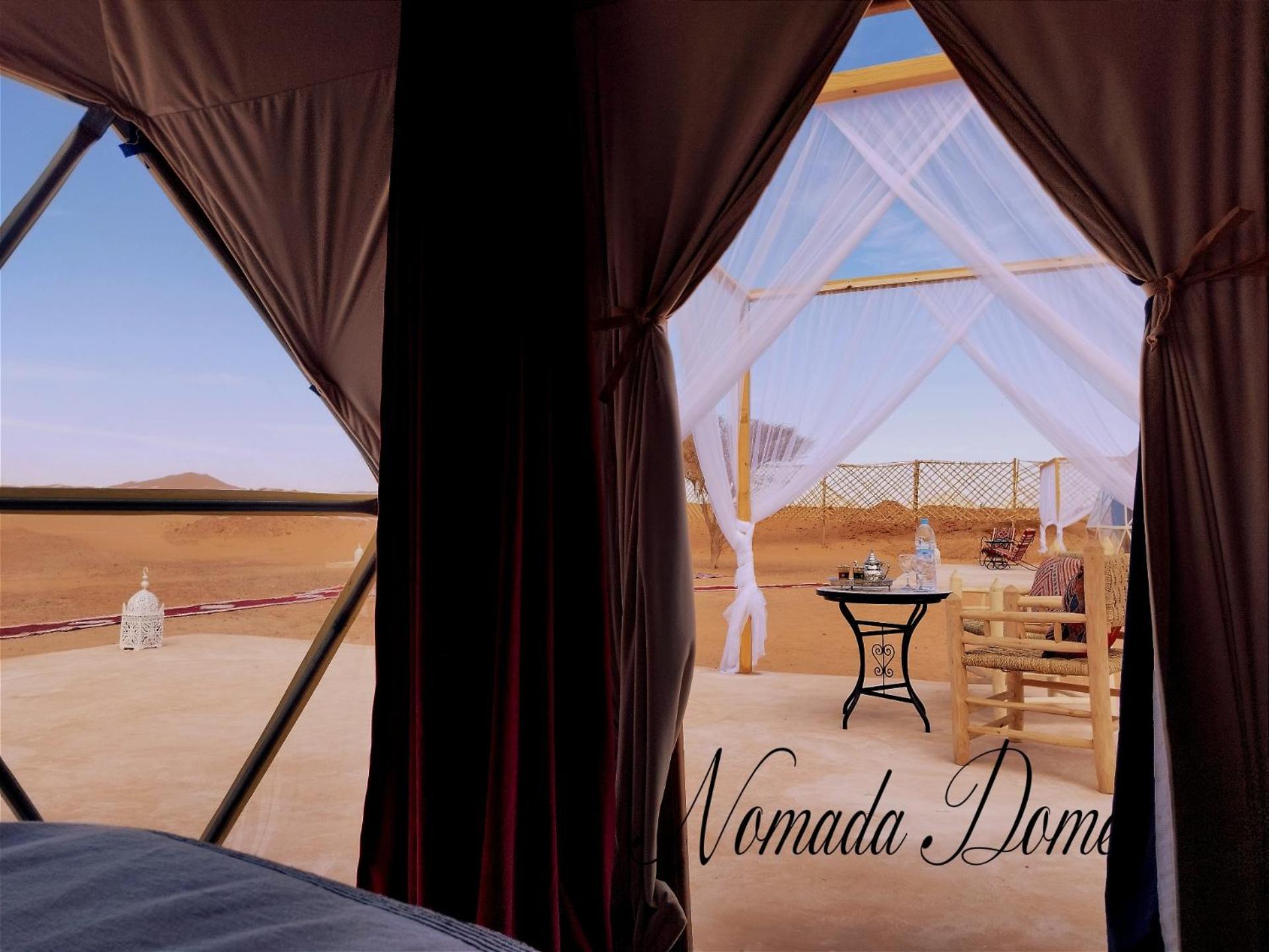 Hotel Nomada Domes Camp With Airco Merzouga Exterior foto