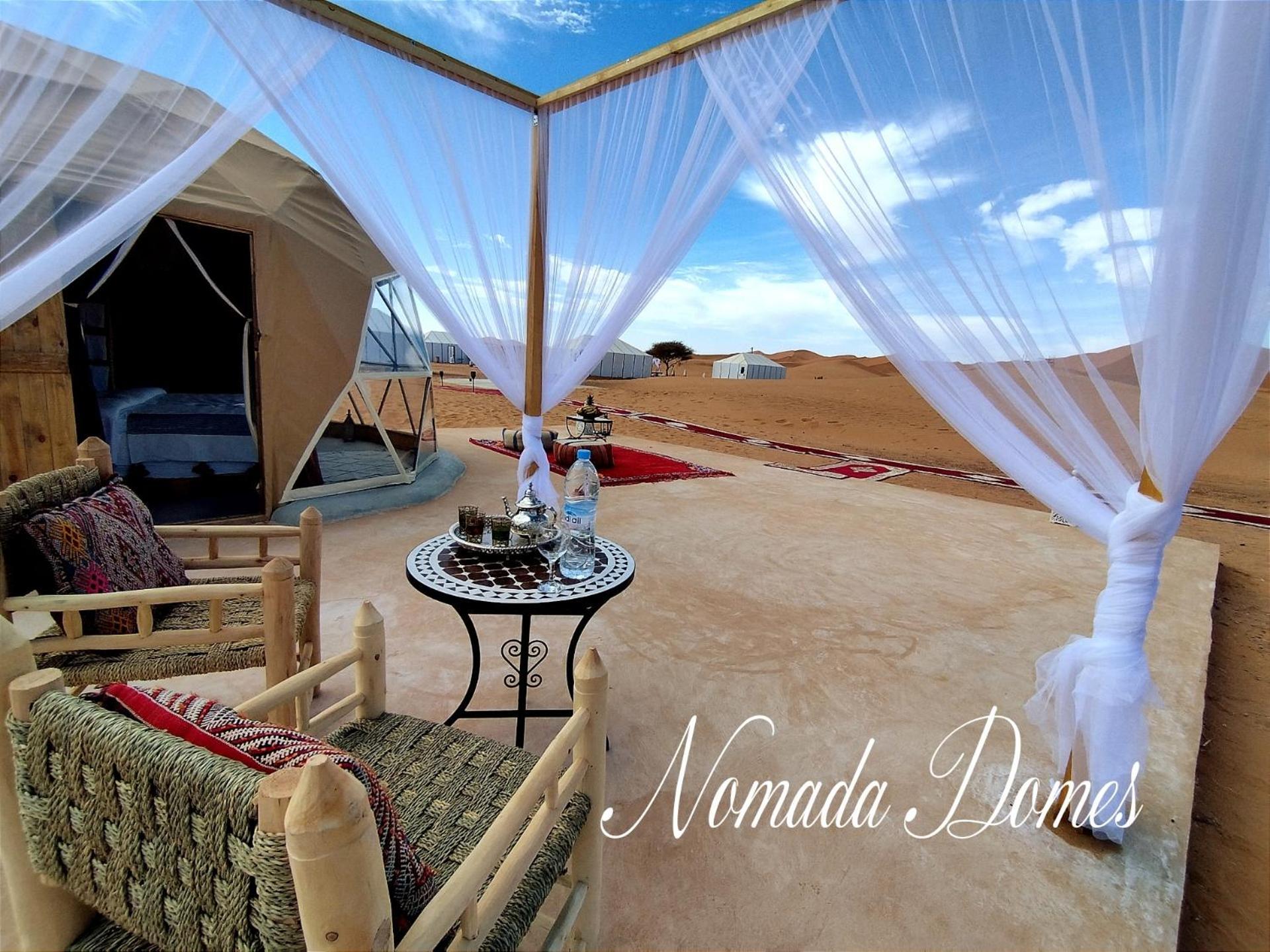 Hotel Nomada Domes Camp With Airco Merzouga Exterior foto